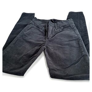 GAP PANTS VELVET CORDUROY TRUE SKINNY DARK PEARL WOMEN’S SIZE 0 REGULAR